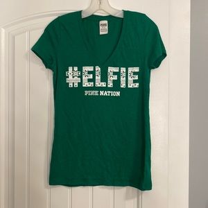 Victoria’s Secret green v neck shirt size medium